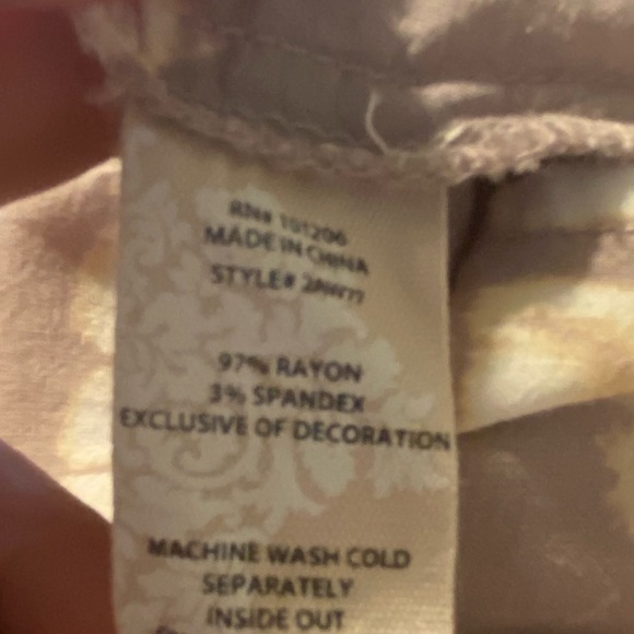 Soft Surroundings Long Sleeves Tie Dye Dress Large vacation beach - Picture 6 of 8